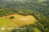 Prodej pozemku - trvalý travní porost, 23 358 m2 ve Víchové nad Jizerou, cena 59 CZK / m2, nabízí 
